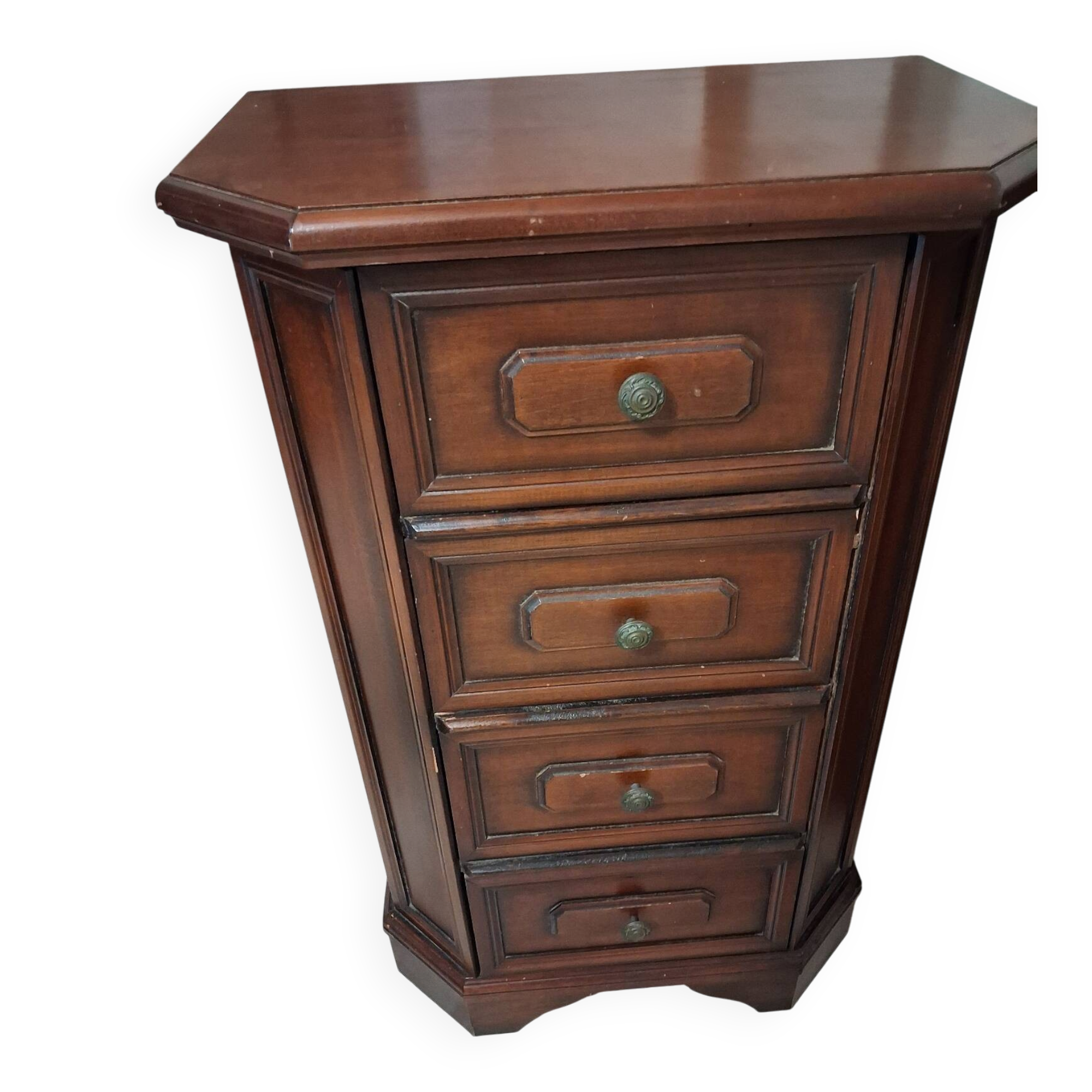 Set of 2 Chest of Drawers with 4 drawers