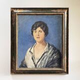 Grand tableau 1922 "Un si doux visage" signé Desèvre