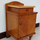 1950 oak bedside table