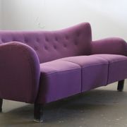 Danish 1930s Club Sofa, Style of Fritz Hansen & Flemming Lassen