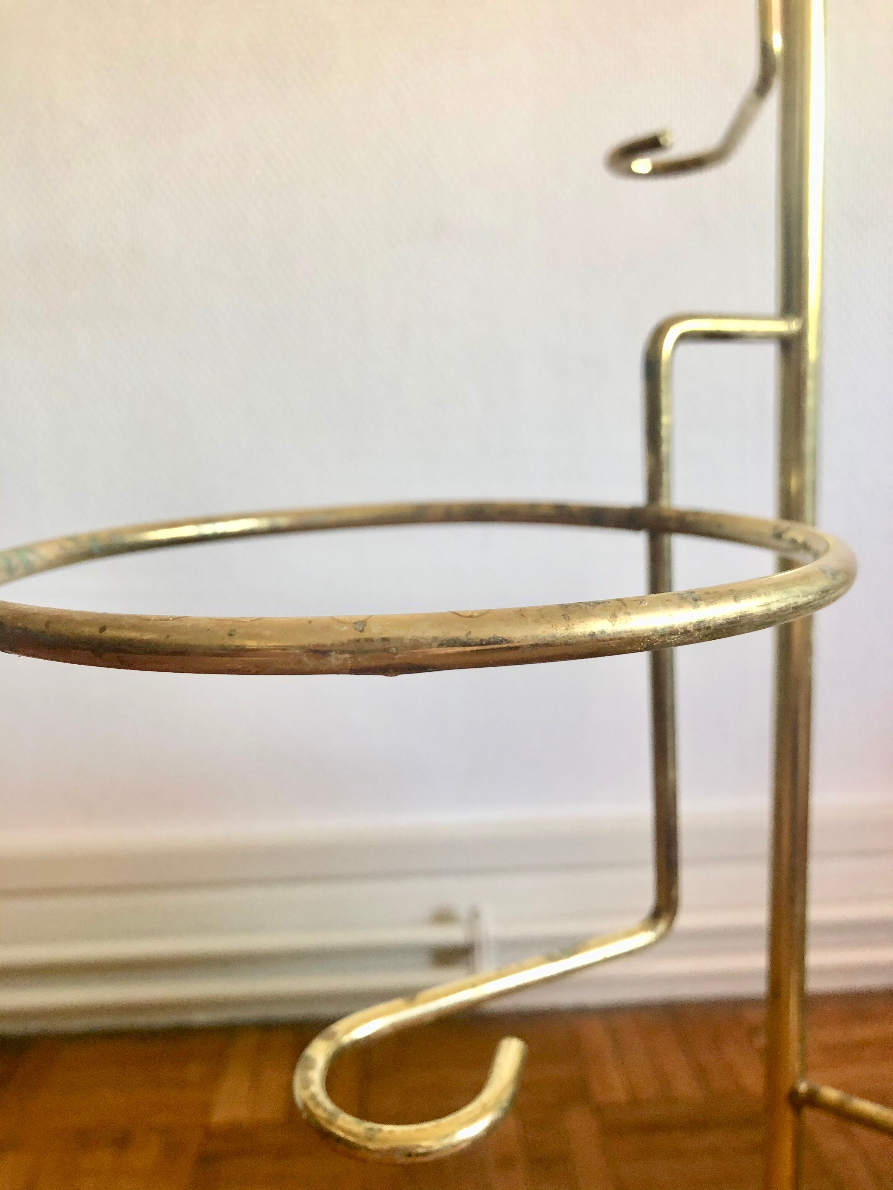 Porte-plante tripode en laiton et cache-pots Syla