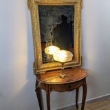 Antique 19th century gilded mirror 94 x 70 cm