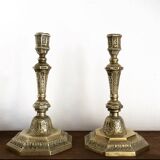 Pair of Louis XIV candlesticks