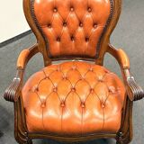 Ensemble de salon original vintage Chesterfield Chippendale