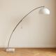 According to Goffredo Reggiani: Vintage 1970 telescopic arc floor lamp.