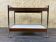 60s 70s serving trolley dinette made of teak & chrome Danish Modern Design