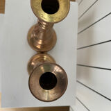 Pair of brass candlesticks