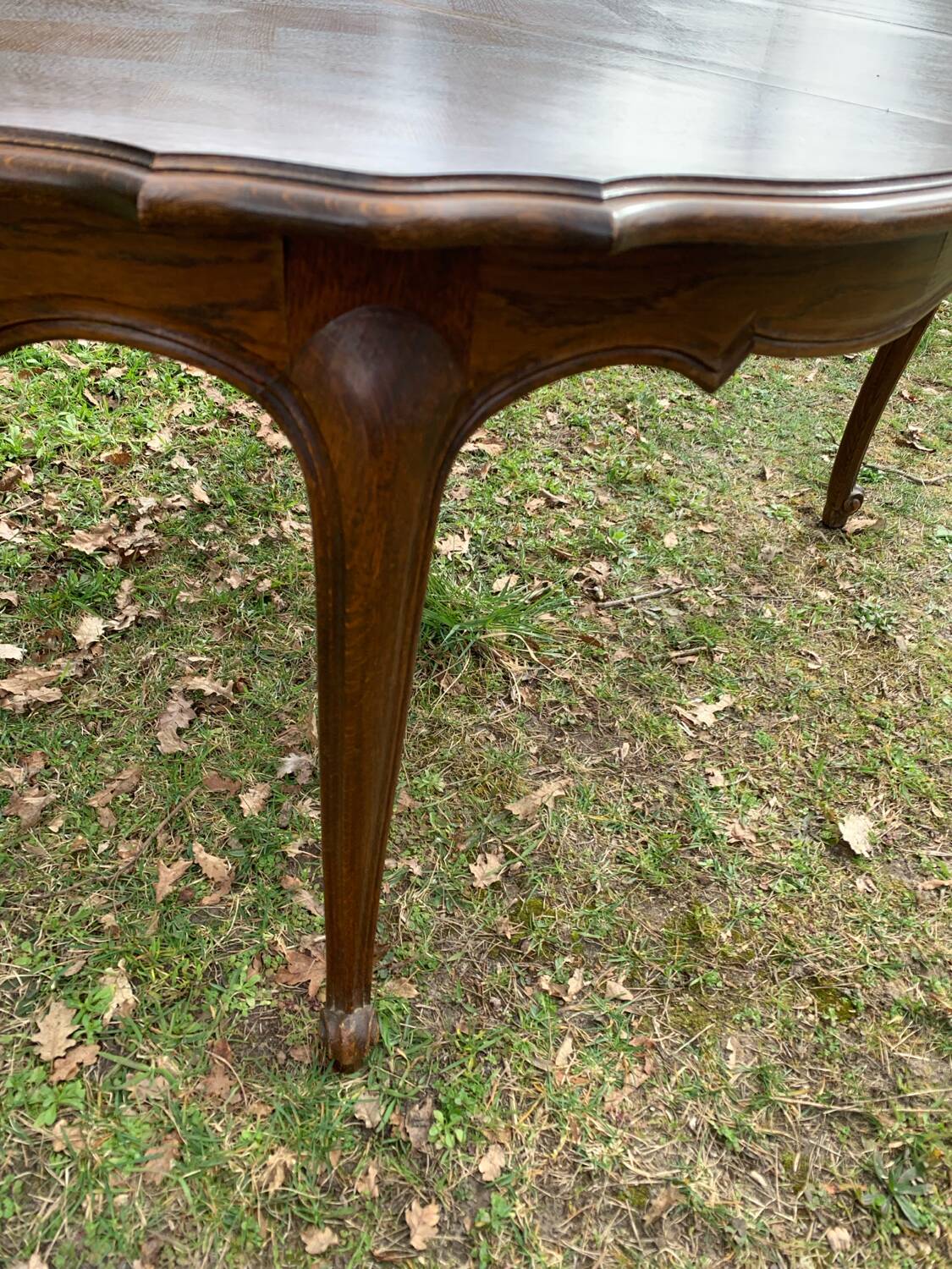Dining table with glass top Pierson