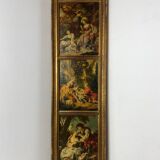 Florentine wooden triptych painting