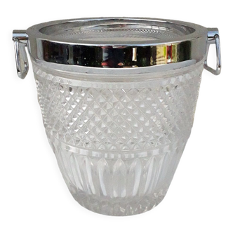 Glass champagne bucket