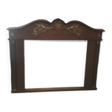 Empire mirror in mahogany and gilded bronze 120x97cm