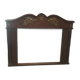 Empire mirror in mahogany and gilded bronze 120x97cm