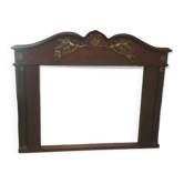 Miroir empire en acajou et bronze doré 120x97cm