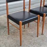 Set of 4 Scandinavian chairs 1970
