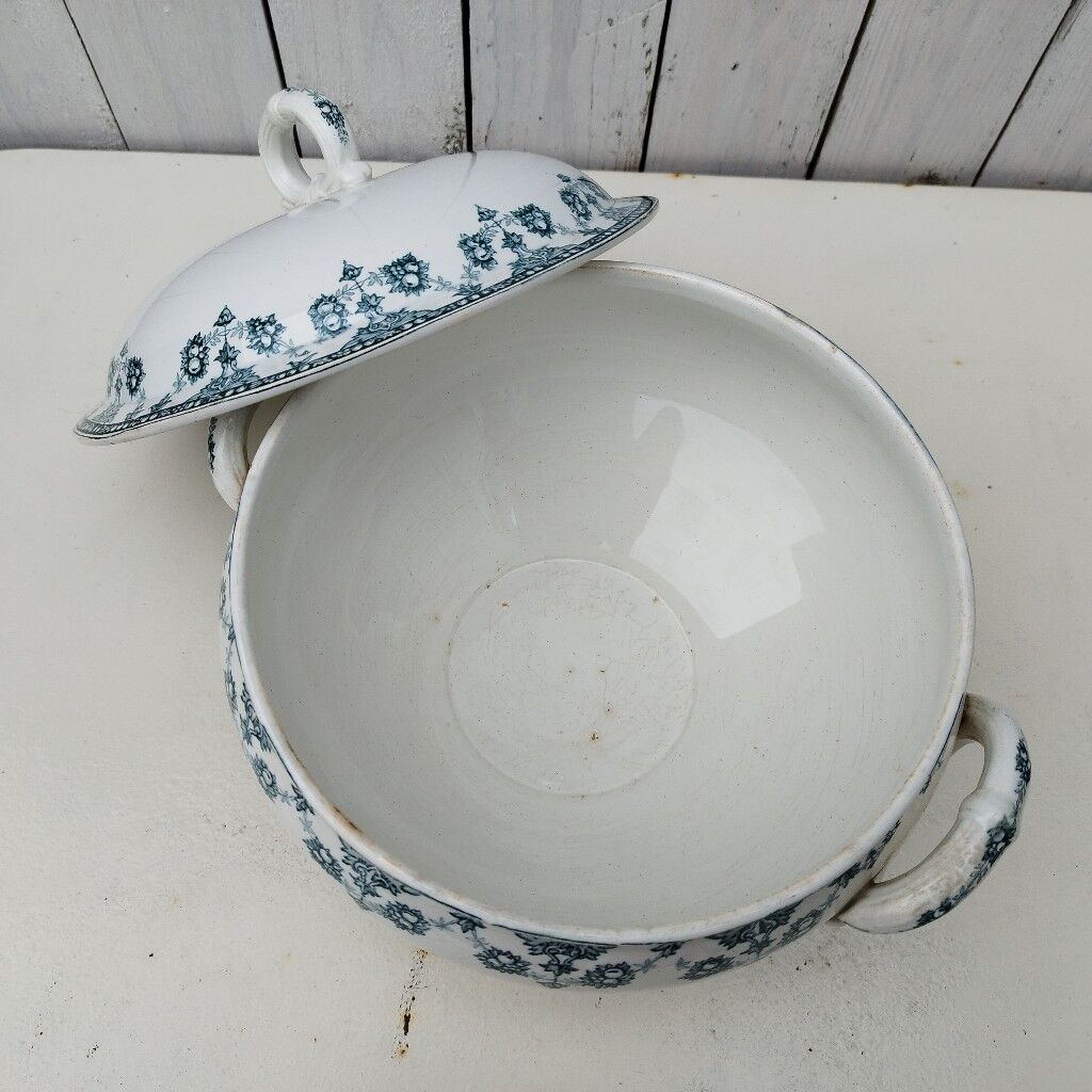 Soup faience saint amandinoise service normand