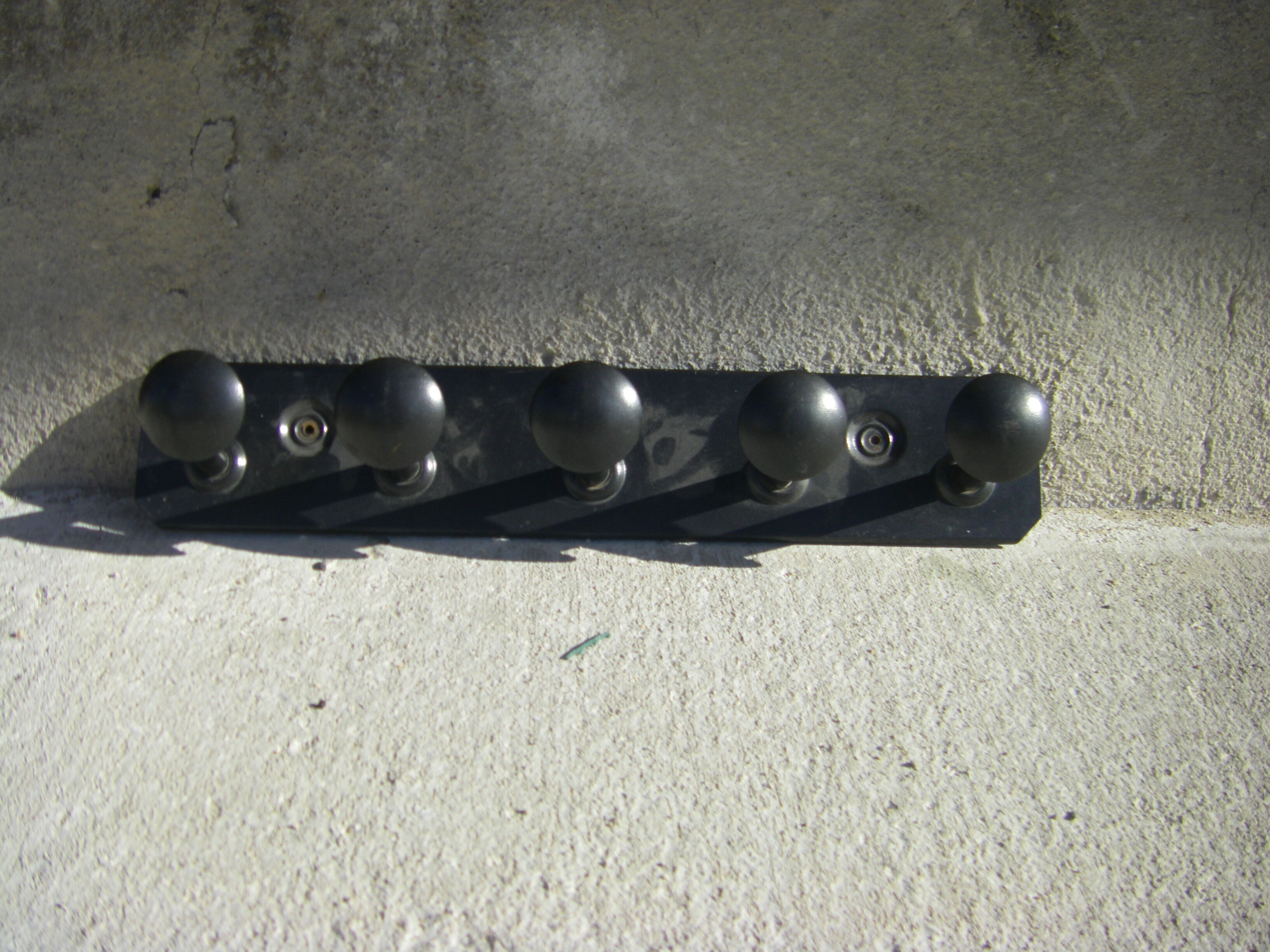 Vintage wall coat rack