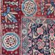 Antique Iranian Tabriz Handmade Rug 134x178 cm
