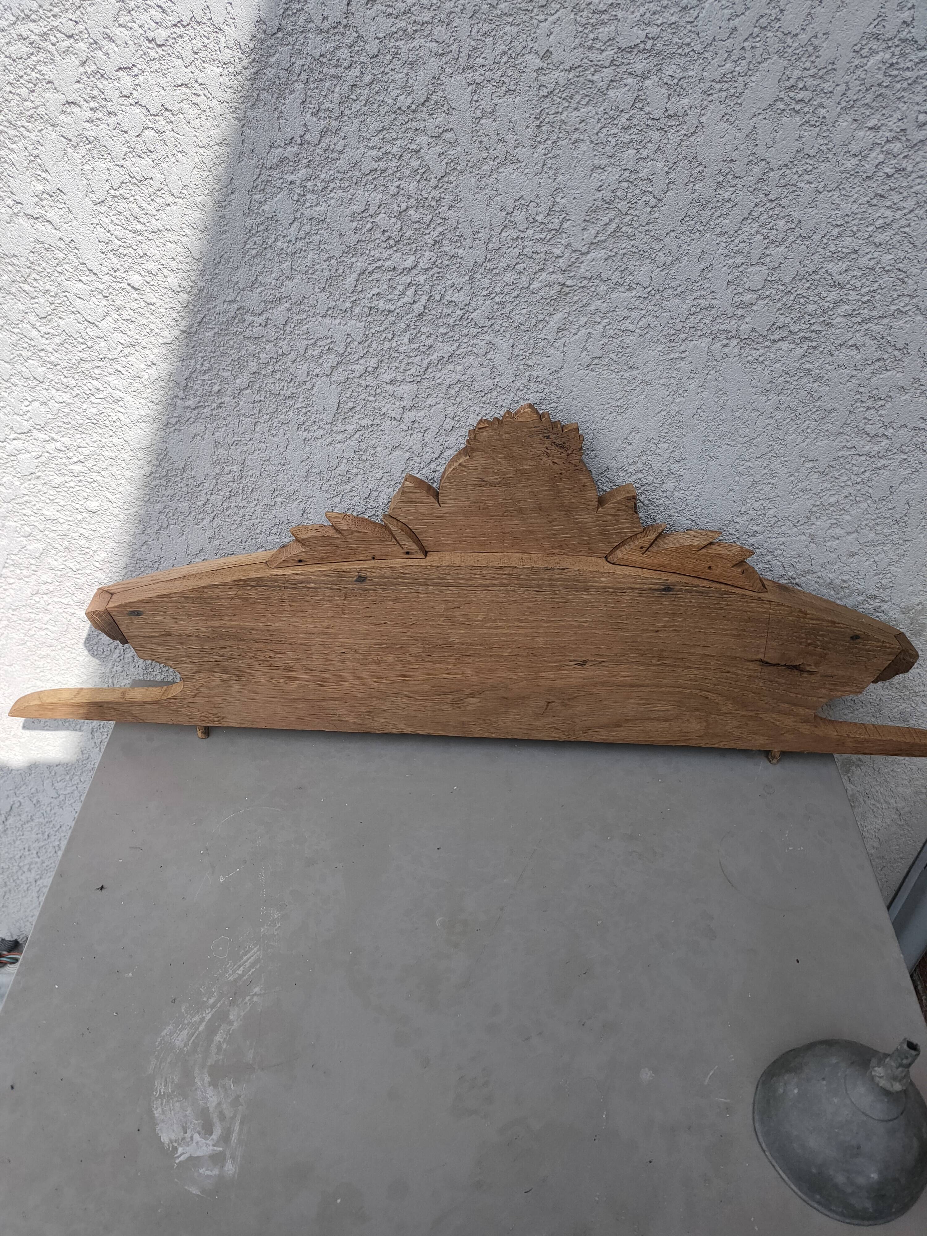 old oak pediment