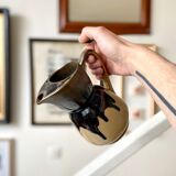 Enamel ceramic pitcher