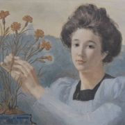 Gustave Riquet (1866-1938) The Carnations of Life, 1898 Watercolour Signed