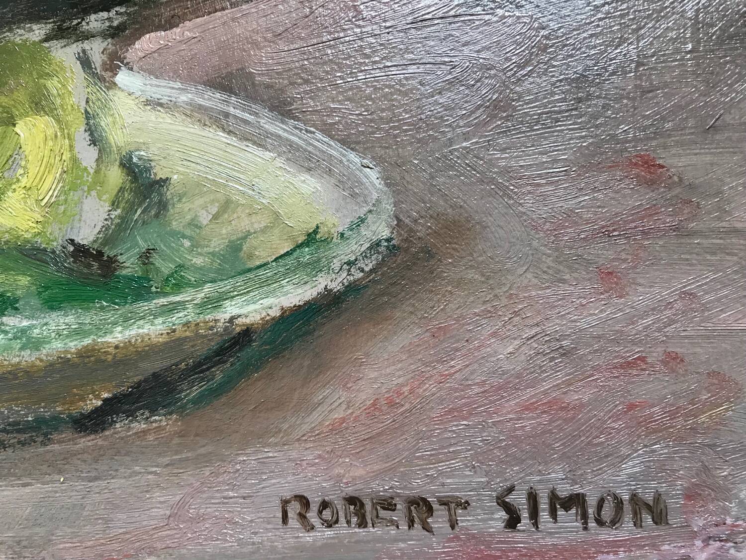 Oil on canvas by robert simon (1888-19