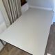 USM Haller desk in pearl grey laminate