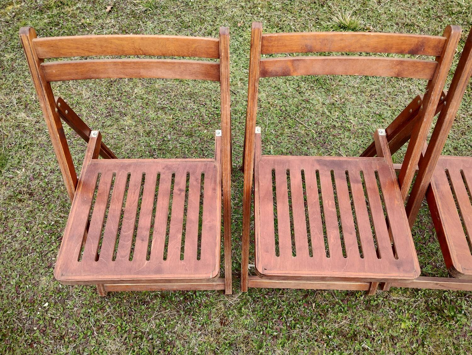 Vintage folding chairs