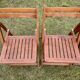 Vintage folding chairs