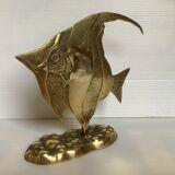 Brass scalar fish
