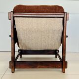 Scandinavian oak armchair, 1960s