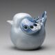 Decorative porcelain bird Virebent – Vintage French ceramics