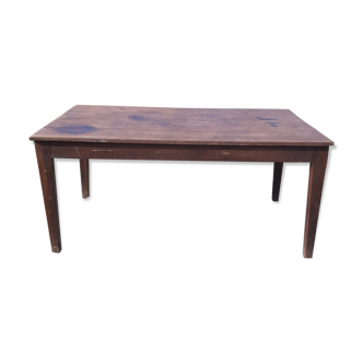 Oak farm table, 2 extensions