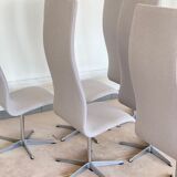 Set of 6 Oxford chairs by Fritz Hansen