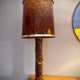 Lamp with printing roller