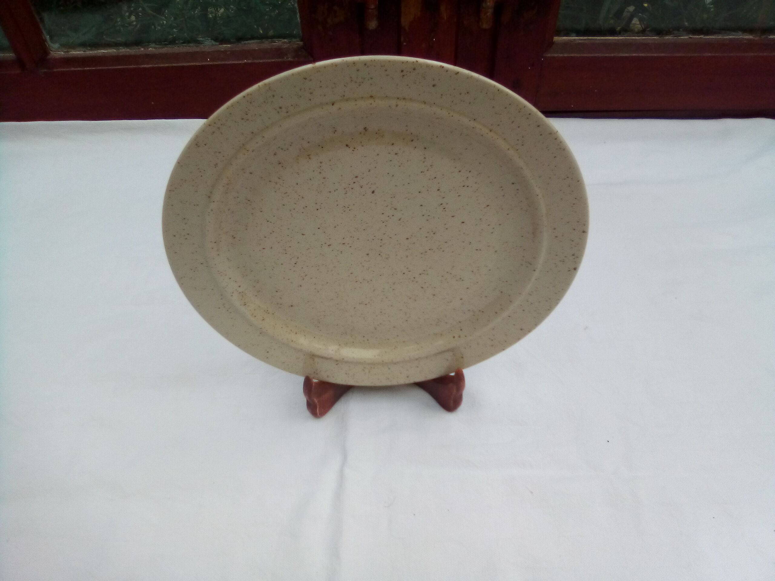 6 flat sandstone plates