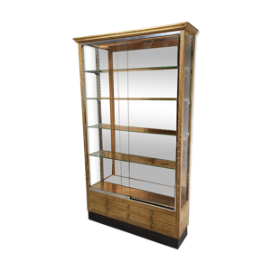 vitrine art déco chêne