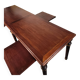Large Louis XVI style mahogany table