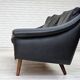 1960s, Danish design by Aage Christensen, 3-seater sofa, leather.