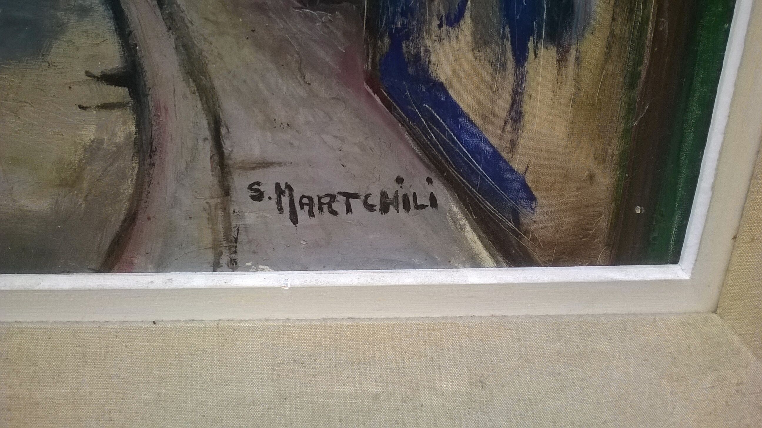 Vintage painting 1950-1960