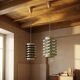 Pair of rare vintage table lamps, sculptural metal design, 1970s, 85 x 20 cm