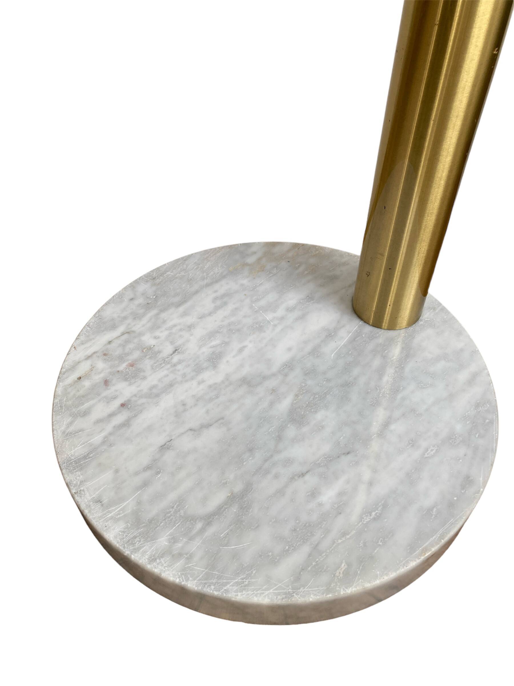 Large 6-branch arc floor lamp - Italy. 1950