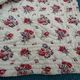 Boutis old antique quilted blanket with floral decoration - circa 1900/1920