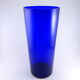 Czech cobalt blue parquet vase 1950-1960