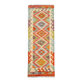 Kilim afghan pachtoune de couloir 149 x 53 cm