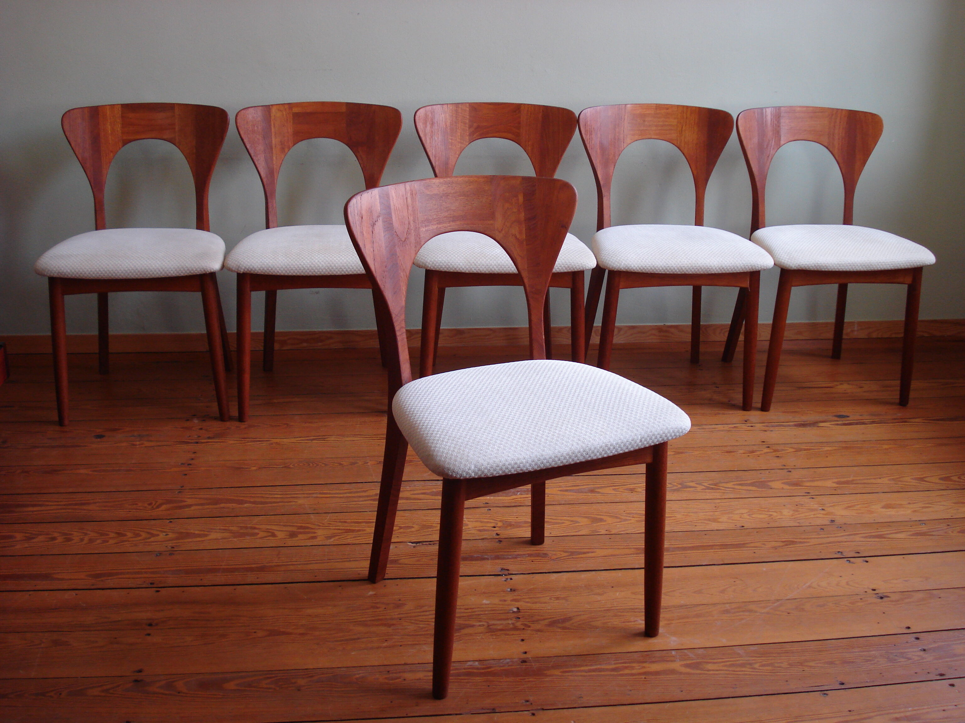Peter Dining Chairs by Niels Koefoed for Koefoed Hornslet, 1950s, Set of 6