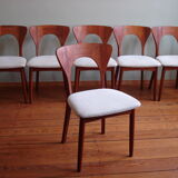 Peter Dining Chairs by Niels Koefoed for Koefoed Hornslet, 1950s, Set of 6