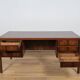 Mid-Century Model 77 Freestanding Desk in Teak from Omann Jun, 1960s