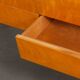 Vintage wood and glass storage, 1960
