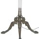 Onyx, bronze and gilded brass floor lamp