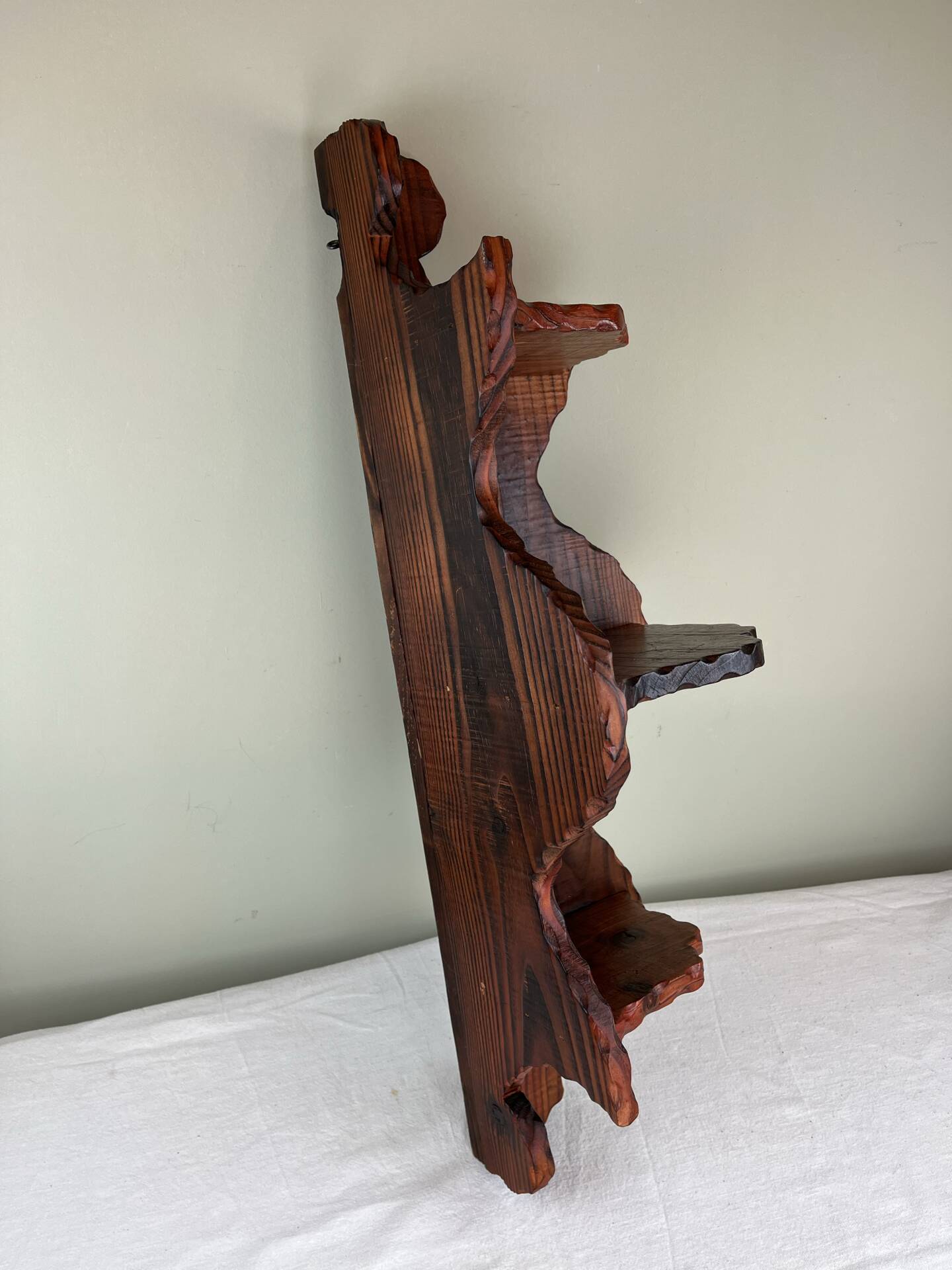 Brutalist corner shelf